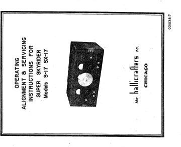 Hallicrafters-Super SkyRider_S17_SX17-1938.Radio preview